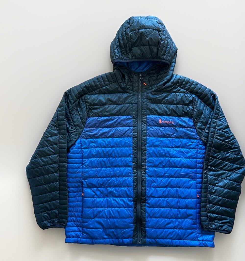 Cotopaxi Capa Insulated Hooded Jacket Men’s XXL Pacific Blue Water Repellent